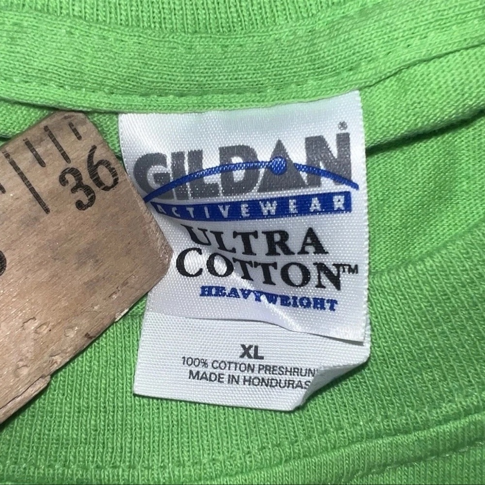 VTG Bubblicious Bubble Gum T Shirt Mens XL Green Y2K Advertising 100% Cotton - Picture 3 of 5